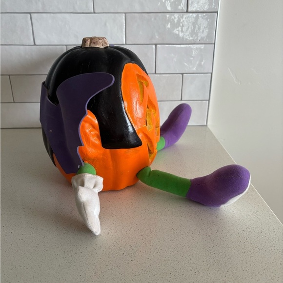 Halloween Dracula Pumpkin Jack O'Lantern Foam 1998 Paper Magic Group - Picture 4 of 6